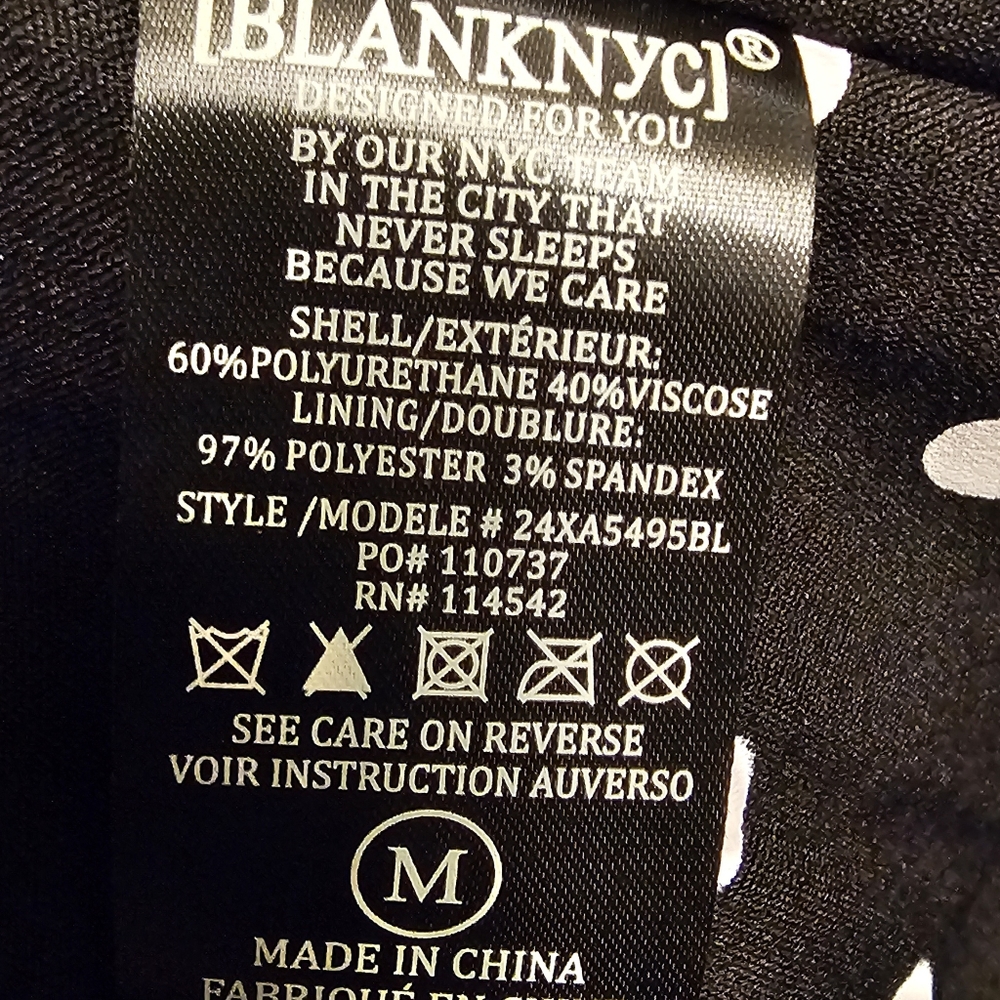 NEW Blank NYC, Pleather motto Jacket - Picture 4 of 6